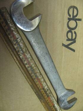 2731a Williams Vintage Superrench 3/4 Inch 7/8 Open End Angle Obstruction Wrench