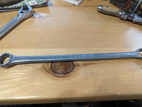 4003c Williams Superwrench 1 Inch And 15/16 Nice Box Wrench 15 Long