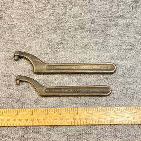 458-460 Williams Pin Spanner Wrench Set 2 Pc #458 9/32 Inch And #460 5/16 Usa