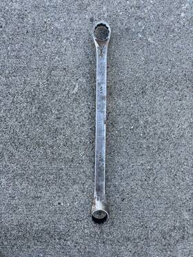 8039b Williams Vintage Superrench Sae 1-1/4 Inch X 1-5/16 Box End Wrench Usa