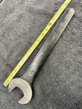 806520 Williams Tools 1 Inch 27/32 Open End Wrench Heavy Duty #806520