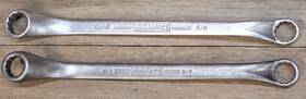 8727a-8027 Williams Vintage Superrench Offset 12pt Box End Wrench 8727a 8027 5/8-11/16