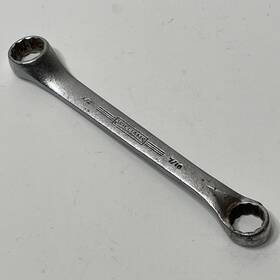 9725 Williams Vtg Superrench Double Box End Combo 12 Point Wrench 1/2 7/16 Usa