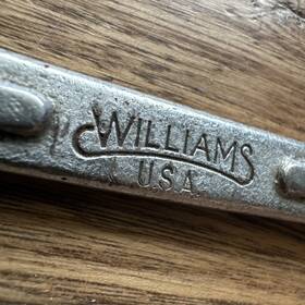 A1727 Williams Vintage Supperrench Wrench 5/8x9/16 Inch Made In Usa 1952-1959