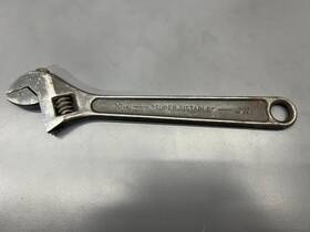 Ab-10 Williams V Vintage 10 Inch Adjustable Crescent Wrench Black Oxide - Usa