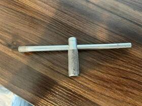Williams Bt20 Vtg Tools 3/8 Inch 4-point Square Drive Sliding T-handle Wrench Bt70