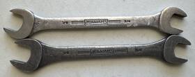 Bw-731a Williams Lot Of 2 Double Open End Wrench 7/8 Inch 3/4 Black 1731a Raw
