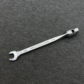 Foe-14 Williams Vintage Superrench 7/16 Inch Flex Head Socket Wrench Made In Usa