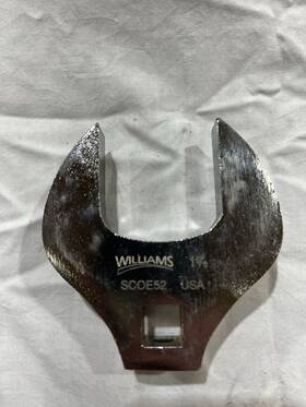 Scoe52 Williams 1-5/8 Inch Sae Open-end Crowfoot Wrench With A 1/2 Drive