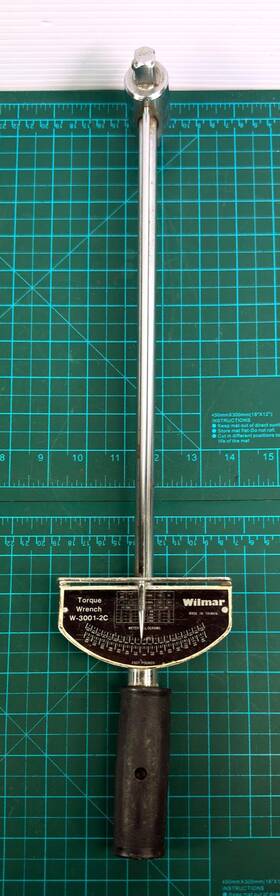 W-3001-2c Wilmar Vintage Torque Wrench 1/2 In Drive Beam Type 0-140 Ft-lbs