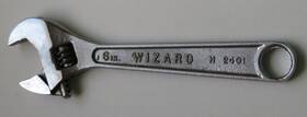 H-2401 Wizard Vintage H 2401 6 Inch Adjustable Wrench Forged Alloy Steel Made In U.s.a