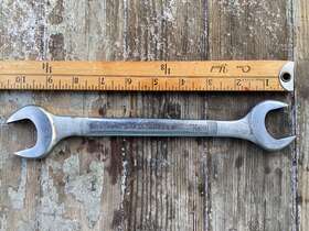 H2066 Wizard Vintage Open End Wrench 1 1/8 Inch X 1/16 Made In Usa