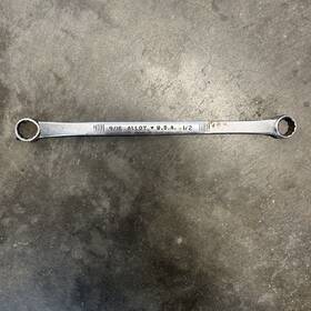 H2192 Wizard H2203 Box End Combination Wrench 9/16 1/2 Sae Usa Vintage Very Good Cond