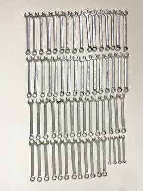 12-170m Wright Huge Lot 59 Usa 17mm Combination Wrenches 4 11mm Professional Mechanic