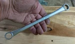 Vtg Bonney Bonaloy #2892 Double Box-end Wrench 5/8 11/16 10" Early 1950'S. Fixed Price $15.00.