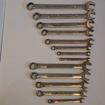 13 Pc Craftsman Usa V Series Combination 12PT Metric & Sae Forged. Fixed Price $50.00.