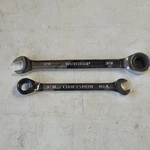 Craftsman 42412-GK-B Reversible Ratcheting Wrench 5/16" Pt + Mastergrip 3/8". Fixed Price $25.00.