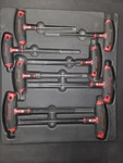 Snap On AWSG800A Pc (sae) T-handle/l-shaped Hex Combo Soft Grip. Fixed Price $79.99.
