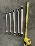Snap On Double Box End Wrench 10 Degree Offset, 5PC, Sae .see Pics .ppp. Fixed Price $119.00.
