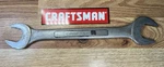 Craftsman -v- 44586 Double Open End Wrench 1-1/16" X 1-1/8" Forged In Usa. Fixed Price $24.99.