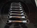 Vintage Snap-on Xs Series Sae (deep, Offset, Limited) Double End Box Wrench Set.. Fixed Price $189.00.
