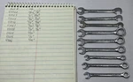 Vintage Craftsman Open End & Combo Ignition Angle Wrench Lot Of 9 Sae. Fixed Price $22.00.