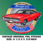 Snap-on 1969 Dodge Charger American Classic-vintage Original Foil Decal Sticker. Fixed Price $10.18.