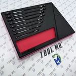 Snap-on Tools Usa New 8PC Sae Non-reversing Ratcheting Wrench Set SOXR01FBRA. Fixed Price $499.95.