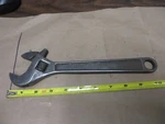 Adjustable Wrench 10" Vintage Williams # AB10X Capacity 1-3/8". Fixed Price $24.88.