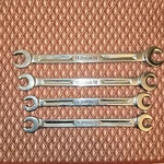 Snap-on 4PC Sae Double Flare Nut 6 Point Line Wrench Set. Fixed Price $135.00.