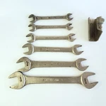 Gray Tools Canada Set Open End Sae 6 Wrenches + Holder. Fixed Price $85.00.
