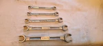Snap-on Pc. Double End Flare Nut Wrench Set 5/16"-1 1/8" Point RXH1012S. Fixed Price $102.88.