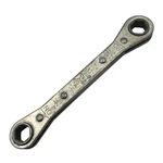 Vtg New Britain RW-18 1/2" & 9/16" Ratcheting Box End Wrench Point Usa Made. Fixed Price $8.99.