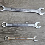 Lot 3 Craftsman Combination Wrenches Vv 7/16 9/16 11/16 44694 44696 44698 Usa. Fixed Price $8.62.