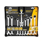 Gearwrench 9418 10PC 72-TOOTH 12PT Ratcheting Combination Sae/metric Set. Fixed Price $104.95.