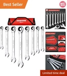 7MM-17MM 8-PIECE Ratcheting Wrench Set Chrome Vanadium For Maximum Durability. Fixed Price $42.99.