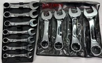 Craftsman Professional Usa Sae Short Combo Wrench Sets 44101 And 44135 Stubby. Fixed Price $177.77.