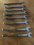 Vintage Sears Craftsman 8 Piece Mm Cross Force Combination Wrench Set 46521 Nos. Fixed Price $290.00.