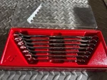 Snap-on OEXL707B Long Combination Wrench Set Pc 3/8" 3/4" New Box. Fixed Price $331.99.