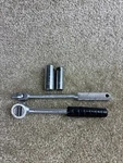 Powr-kraft 3/8 Ratchet & Breaker BAR,2 Sockets 4PC.SET. Fixed Price $21.00.