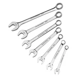 7-PIECE 5/16" To 3/4" 12-POINT Angled Head Pro Full Polished Combination Wrench. Fixed Price $44.77.