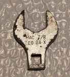 Mac Tools CO-28X, 3/8" Drive, 7/8" Crowfoot Wrench.. Fixed Price $11.89.