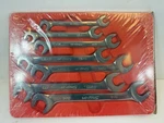 New Snap On SVS807A 7PC Sae 3/8" 3/4" 4-WAY Angled Head Open Wrench Set Usa. Fixed Price $247.98.