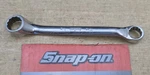 Snap On XS1416 - 7/16" 1/2" Short Handle 10 Offset Double Box End Wrench. Fixed Price $18.95.