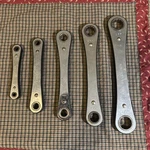 Craftsman 5PCS Ratcheting Double Box End Circle Wrench Set 1/4" - 7/8" Sae Usa. Fixed Price $26.95.