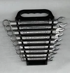 Set Of 9 Vtg Usa Craftsman Combination Wrenches -va- Series 1/4 3/4 W/ Rack. Fixed Price $60.00.
