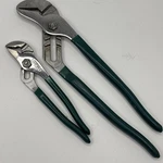 Vtg Diamond HL112P & HL16 Groove-joint Pliers Green Grips Diamalloy Usa. Fixed Price $31.87.