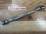 Snap-on FH1618C 1/2" 9/16" 12 Point Sae Double Flex Head Box End Wrench Cleaned. Fixed Price $34.00.