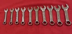 Snap On Metric Stubby Wrenches 19-10 Mm OXIM10-OXIM19. Fixed Price $175.00.