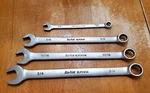 Blue Point 3/8" 5/8" 11/16" 3/4" 12PT Chrome Combination Wrenchs Lot Of. Fixed Price $40.00.